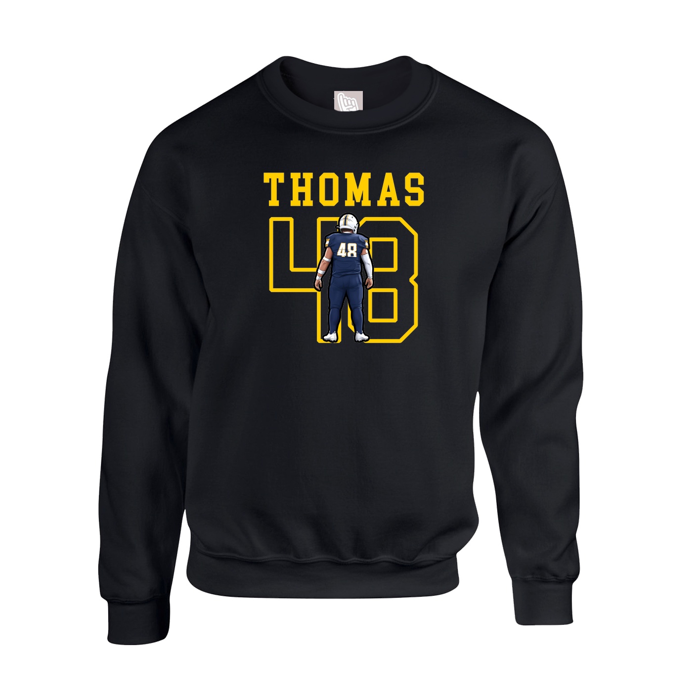 Fleece Crew — Shirsey in Black