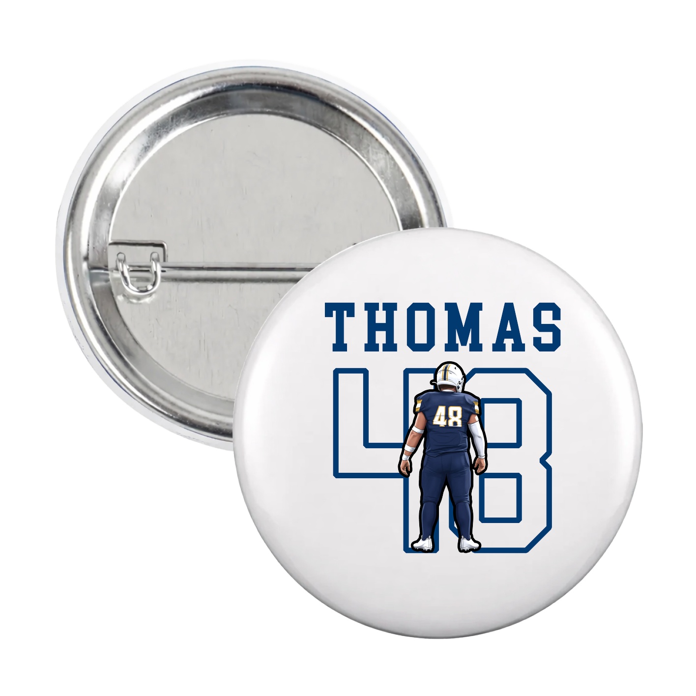 Game Day Button — Shirsey in White