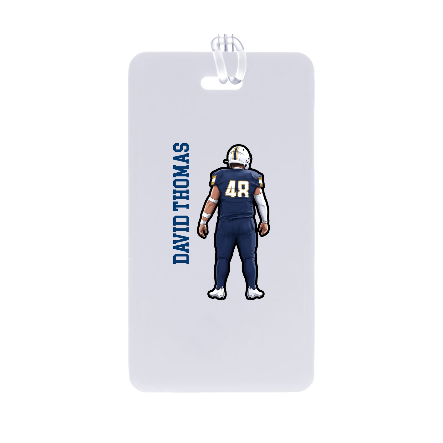 Bag Tag — Name Vertical in Classic