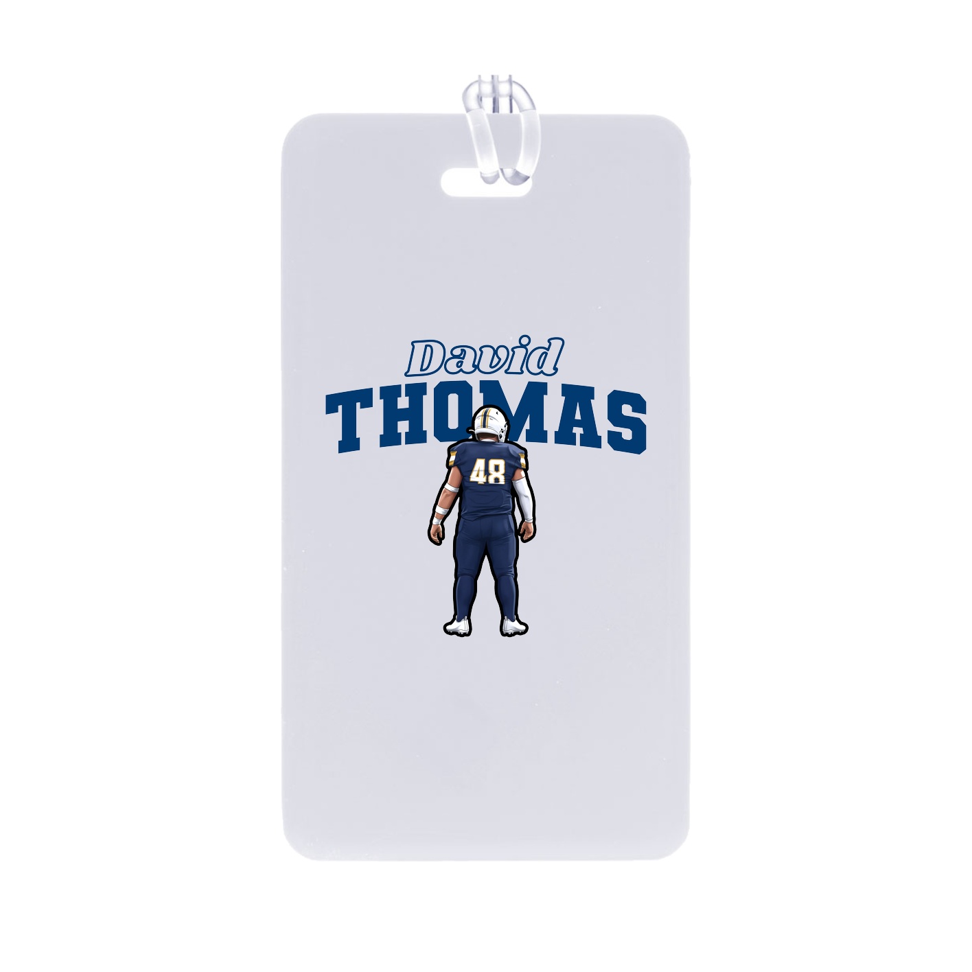 Bag Tag — Name Arch in Classic