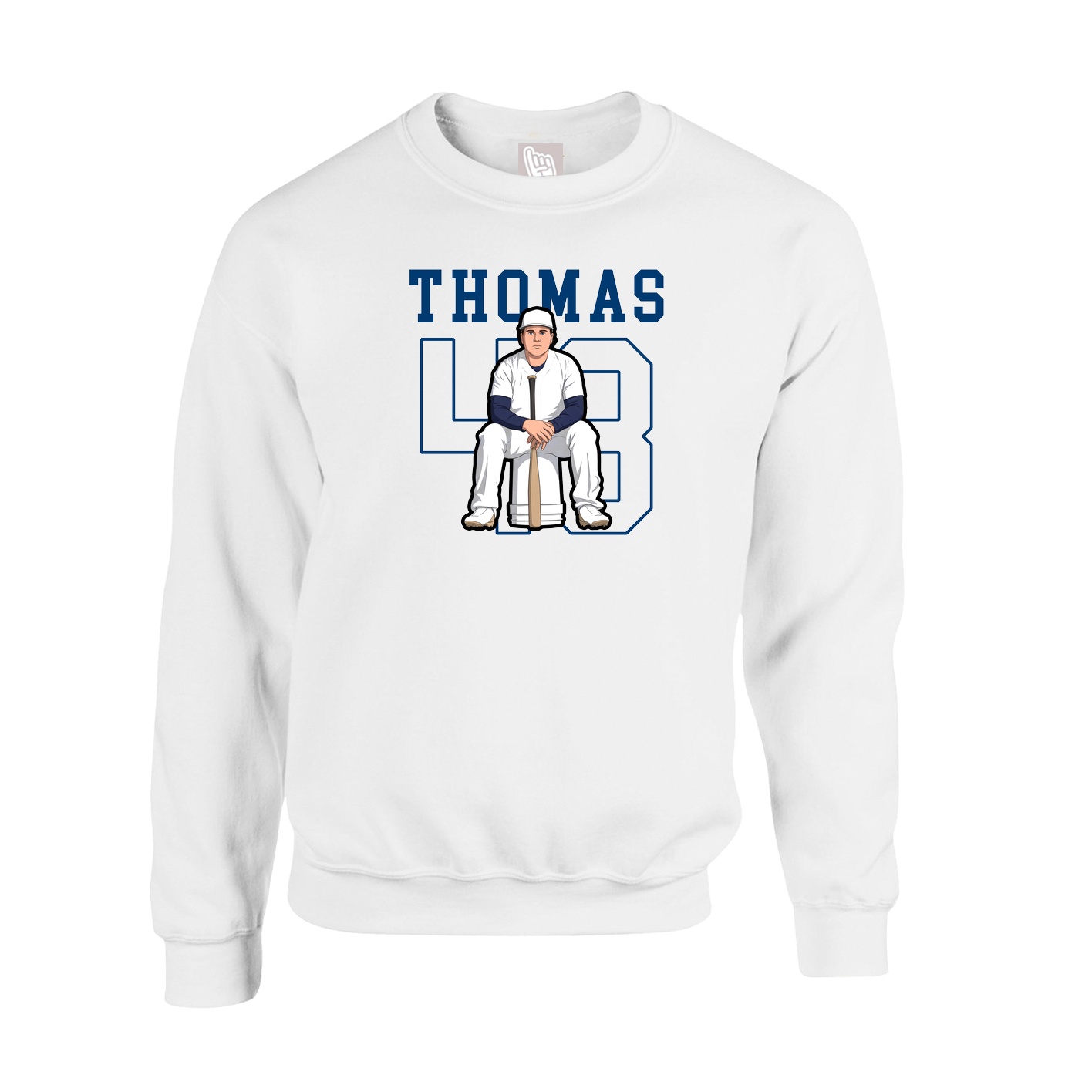 Fleece Crew — Shirsey in White