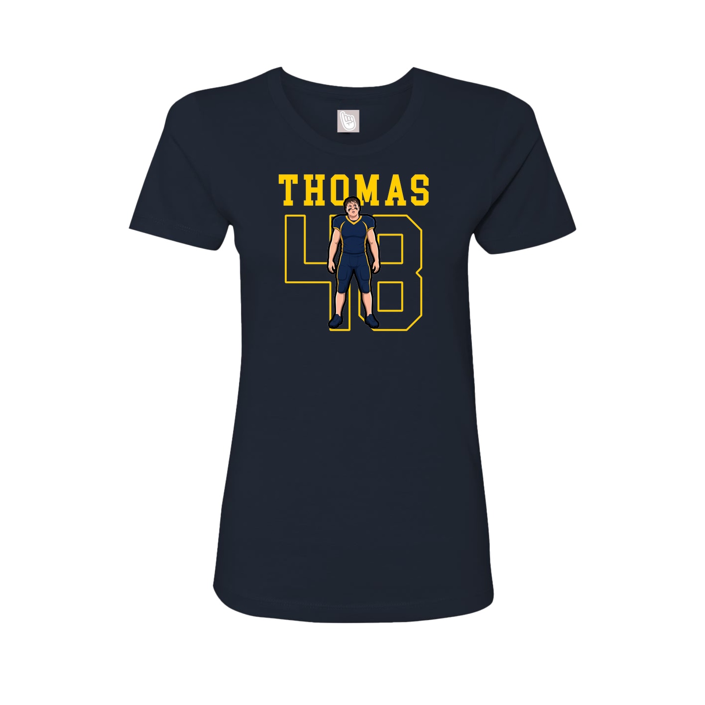 Fitted Women's Tee — Shirsey in Navy