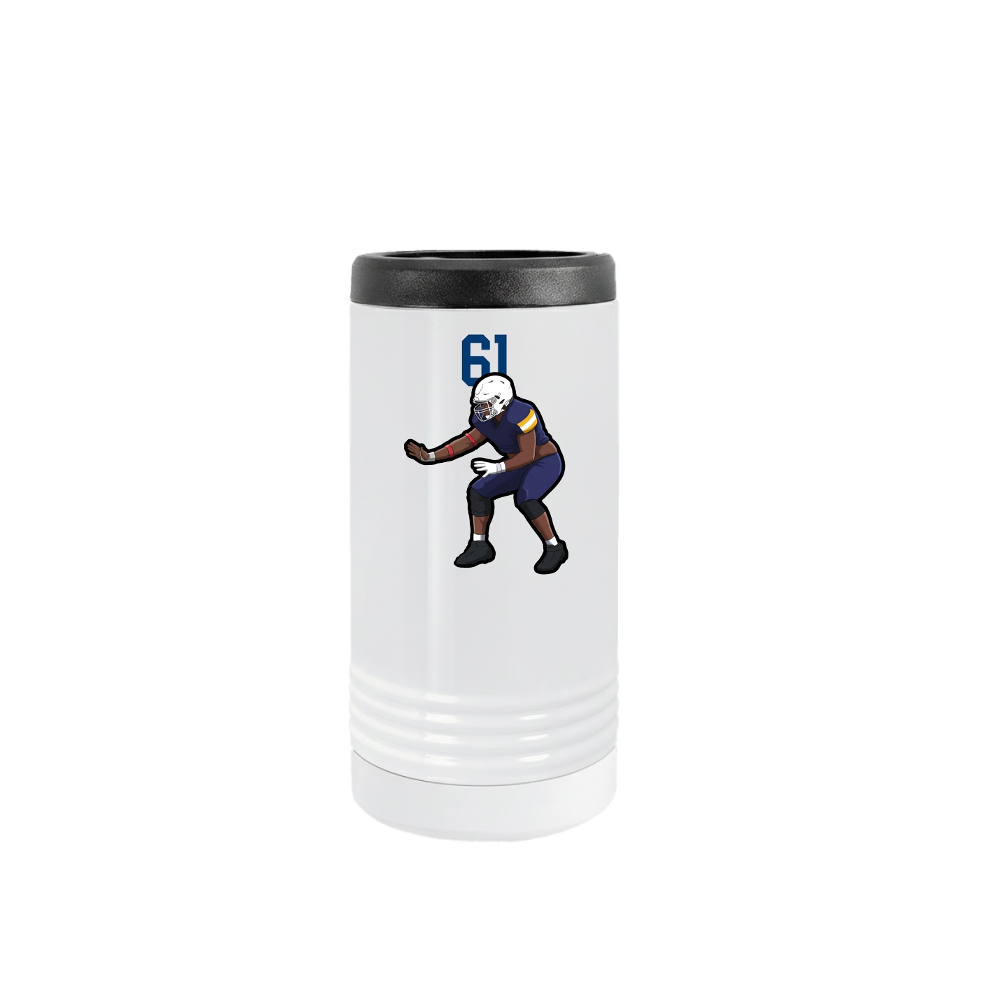 Slim Beverage Holder — Number Top in White