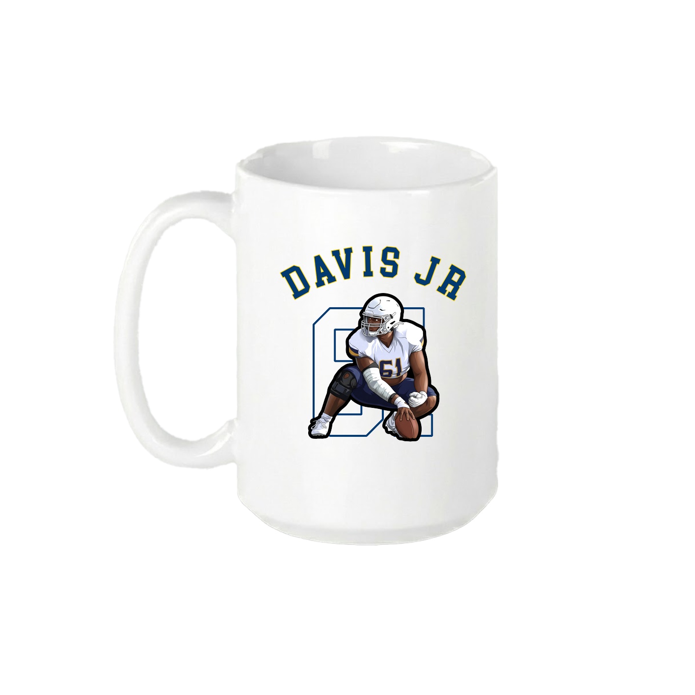 15oz Coffee Mug — Shirsey Arch in White