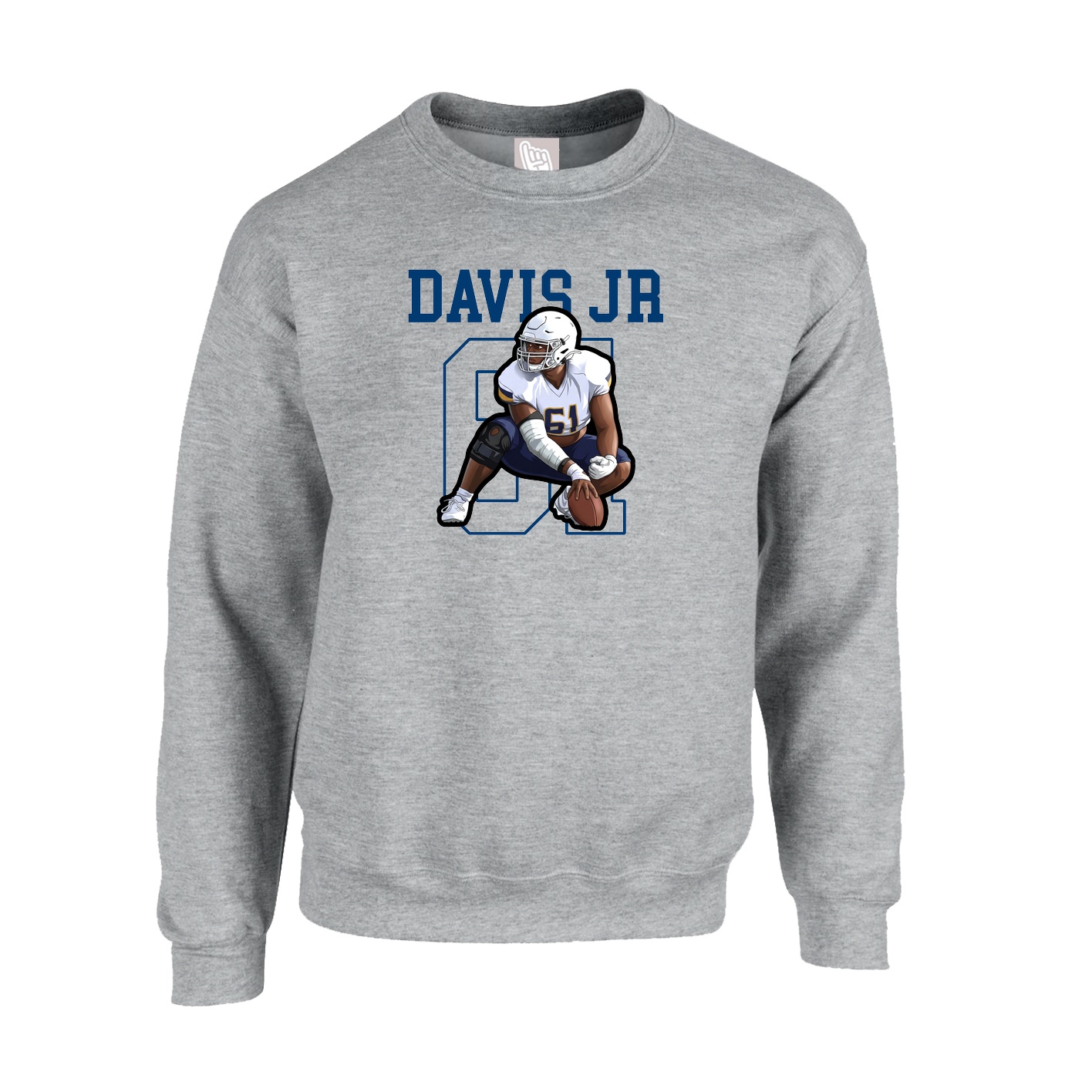 Fleece Crew — Shirsey in Grey