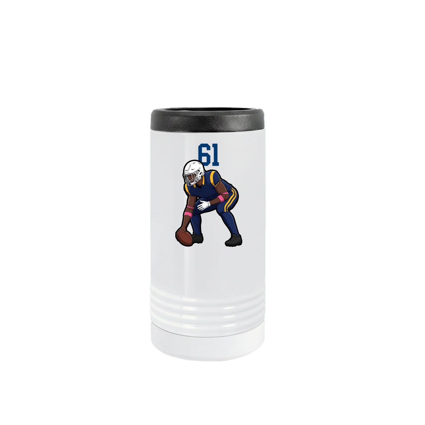 Slim Beverage Holder — Number Top in White