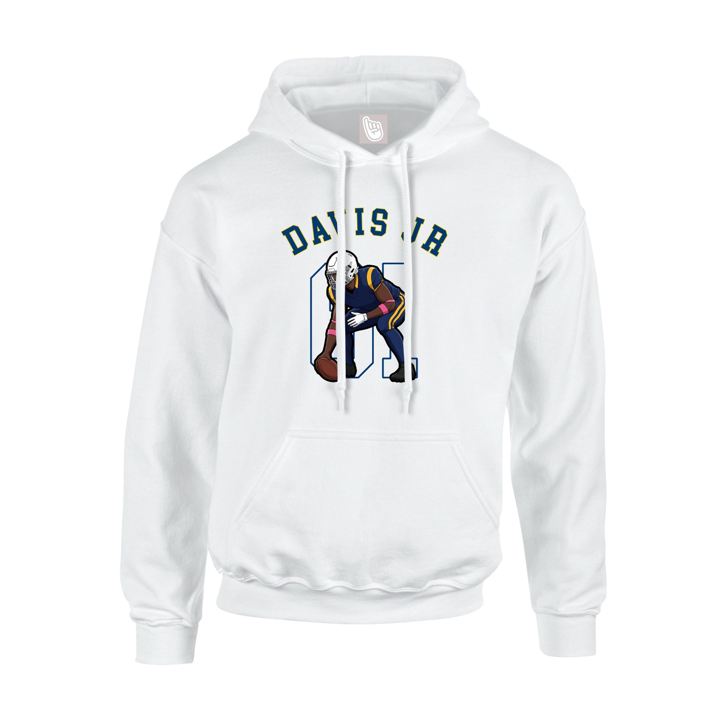 Hoodie — Shirsey Arch in White