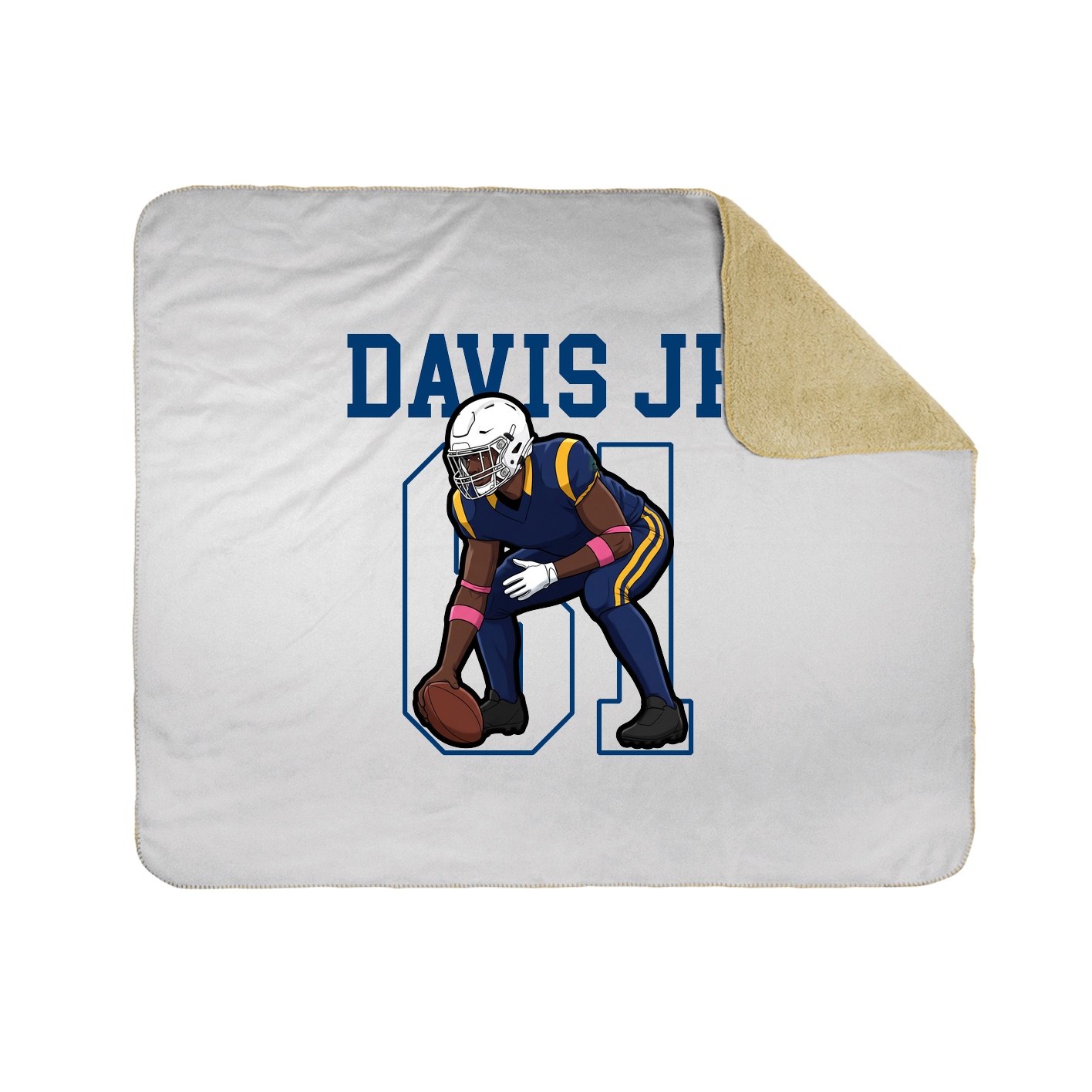 50x60 Sherpa Lined Throw Blanket