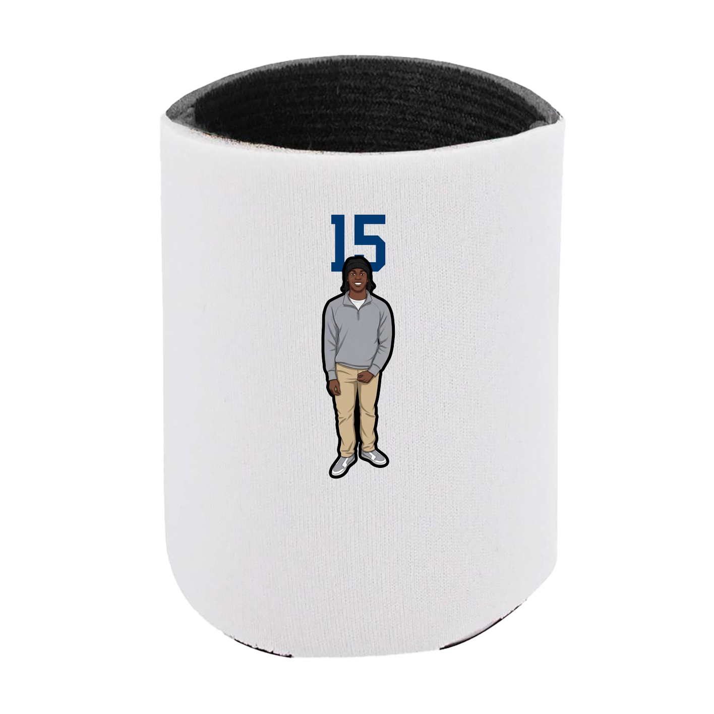 Can Holder — Number Top in White