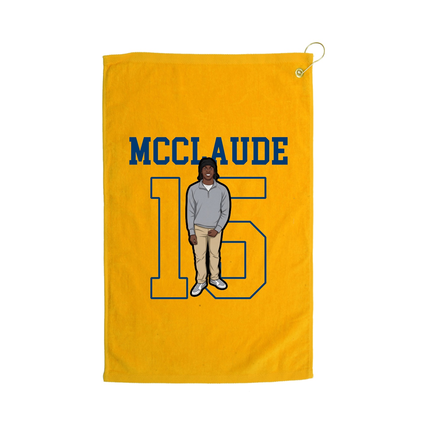 Golf Towel — Shirsey in Gold