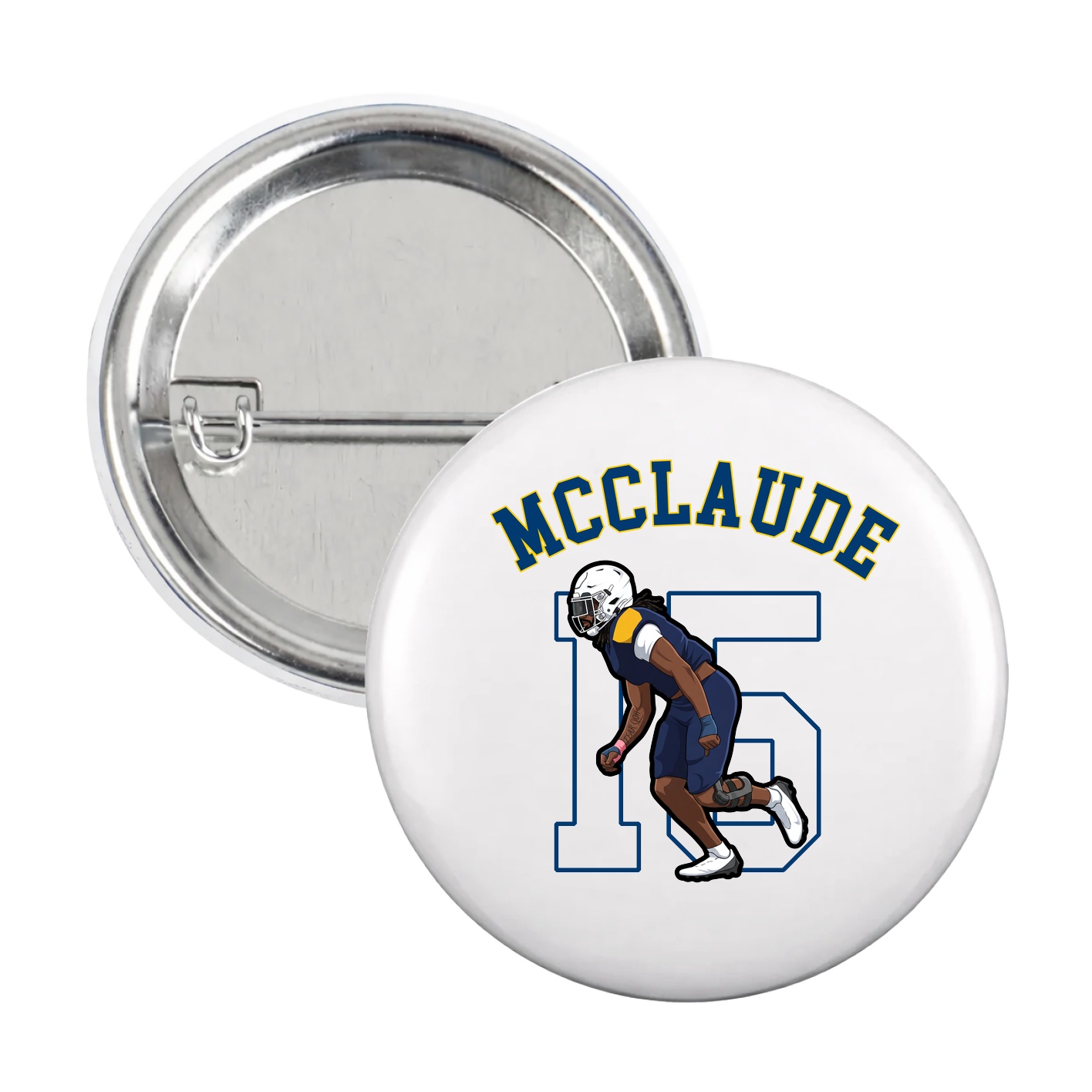 Game Day Button — Shirsey Arch in White