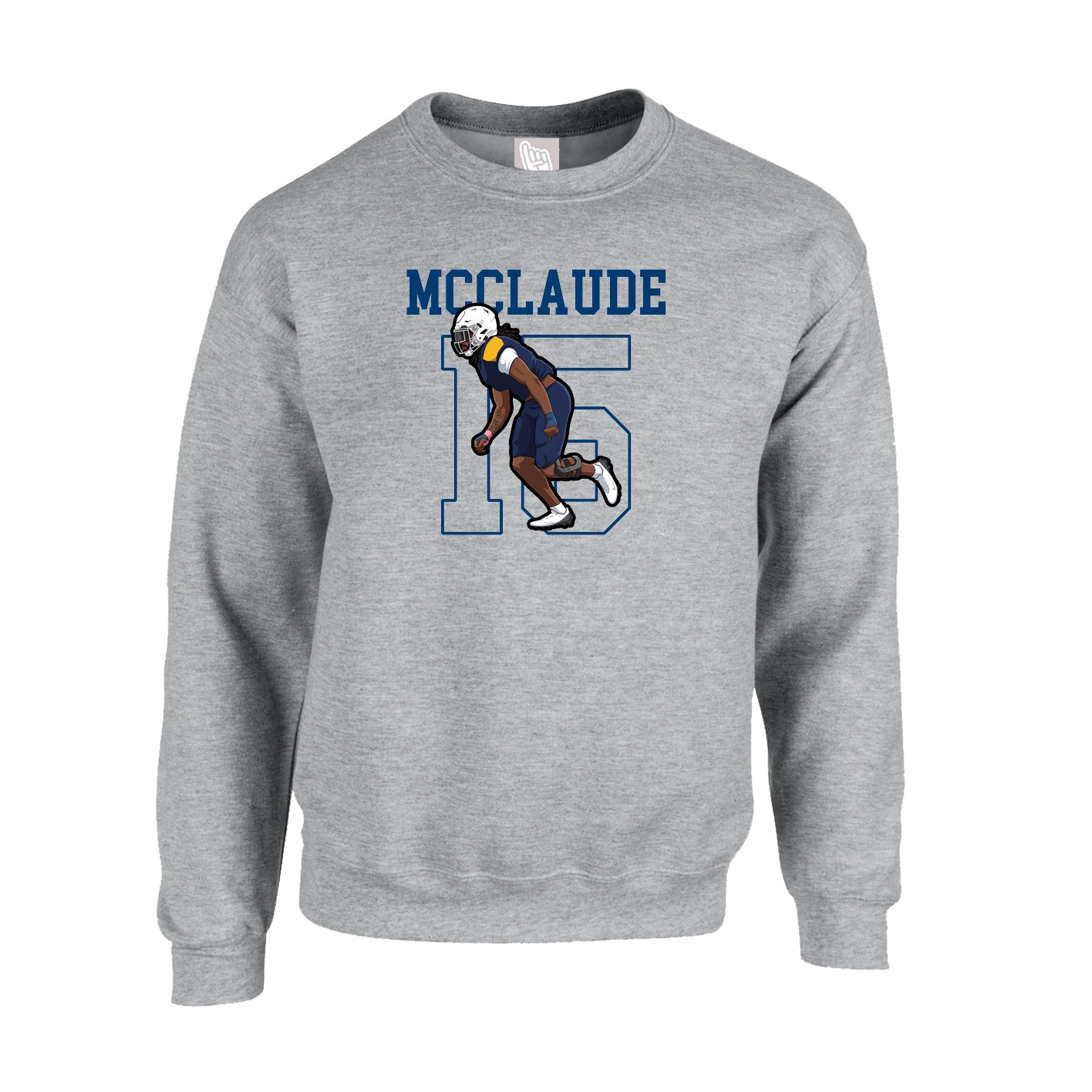 Fleece Crew — Shirsey in Grey