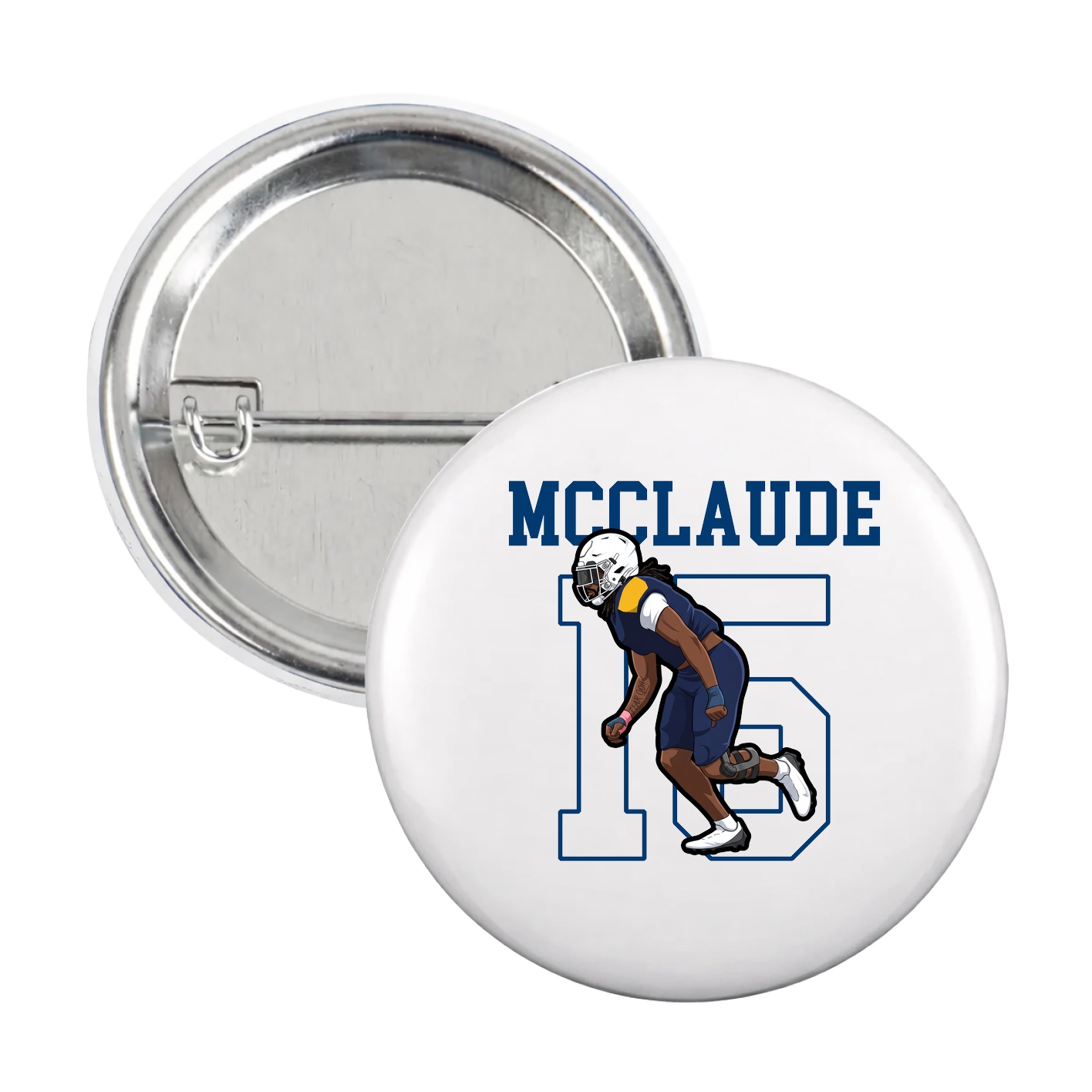 Game Day Button — Shirsey in White