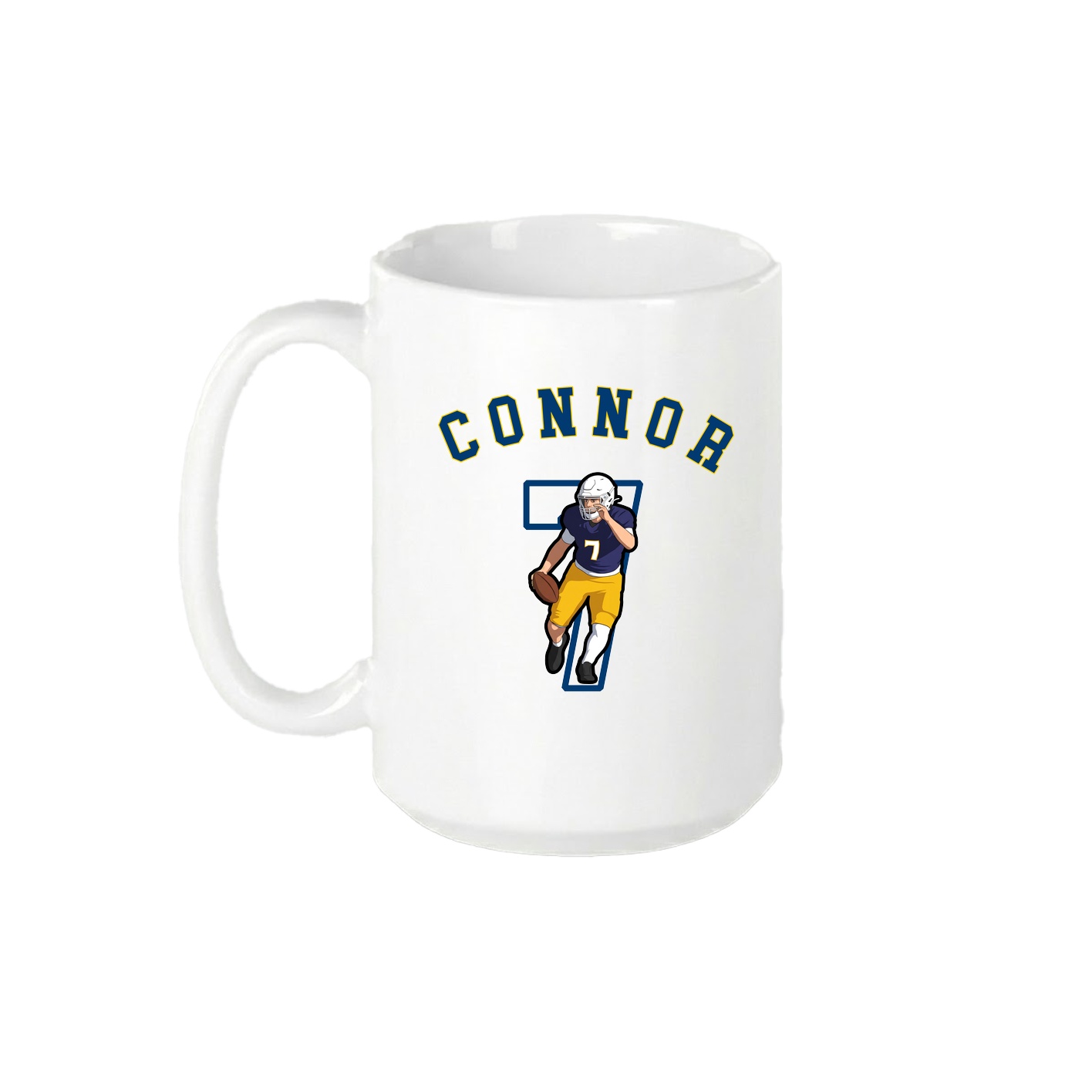 15oz Coffee Mug — Shirsey Arch in White