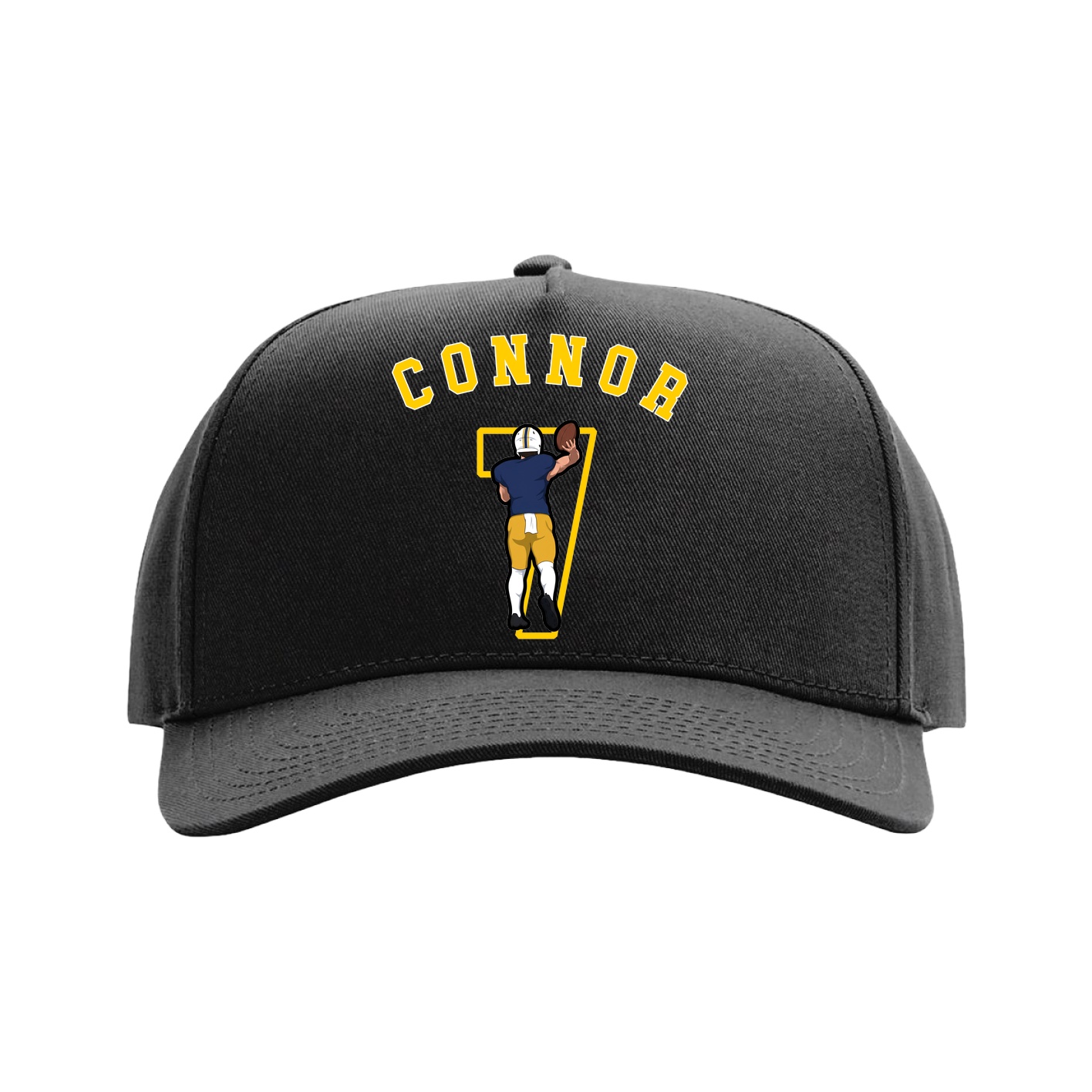 Full Fabric Five-Panel Champ Cap