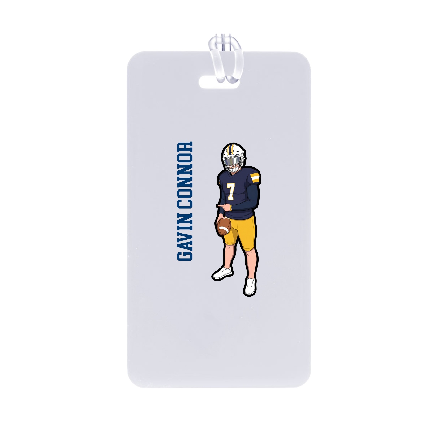 Bag Tag — Name Vertical in Classic