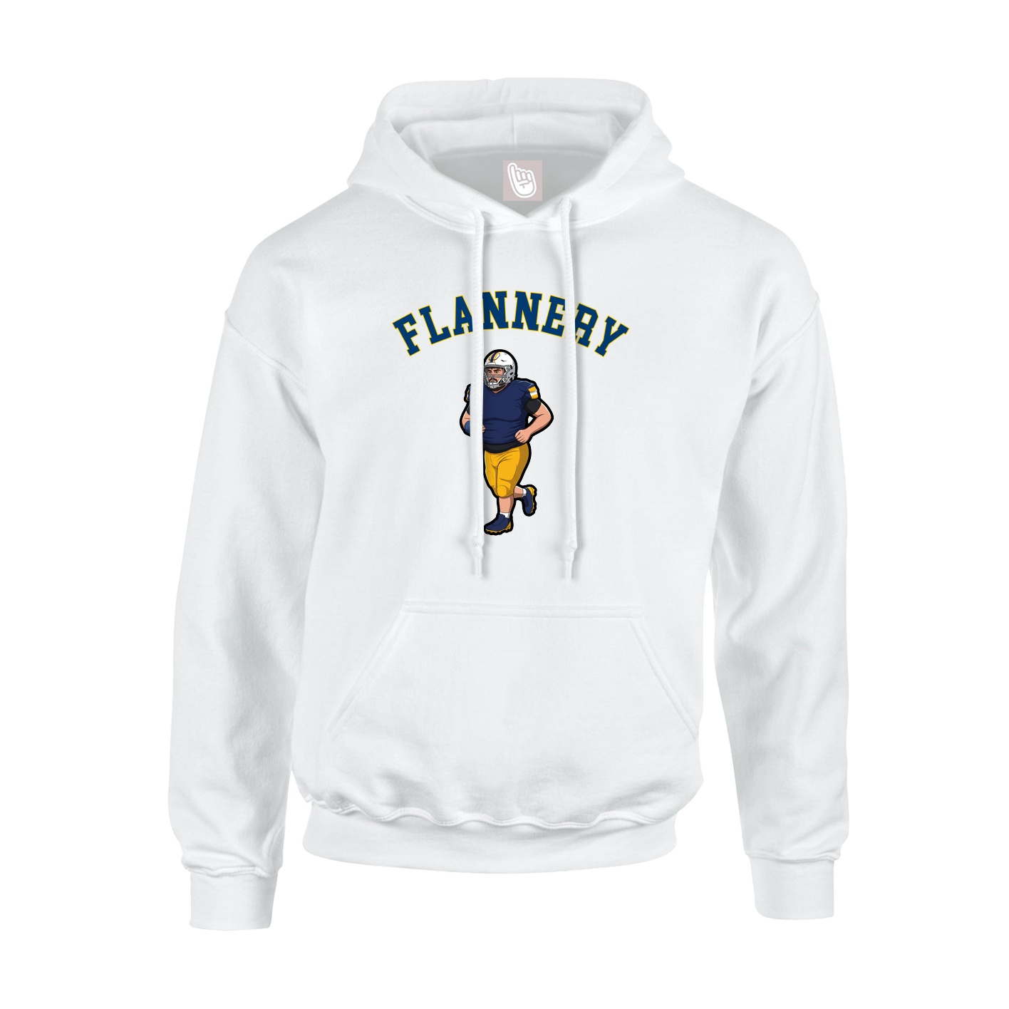 Youth Hoodie — Shirsey Arch in White