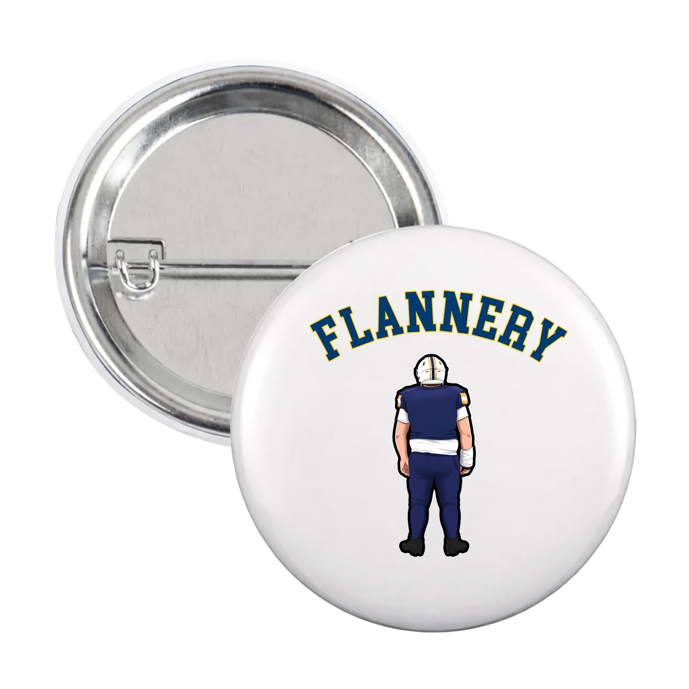 Game Day Button — Shirsey Arch in White