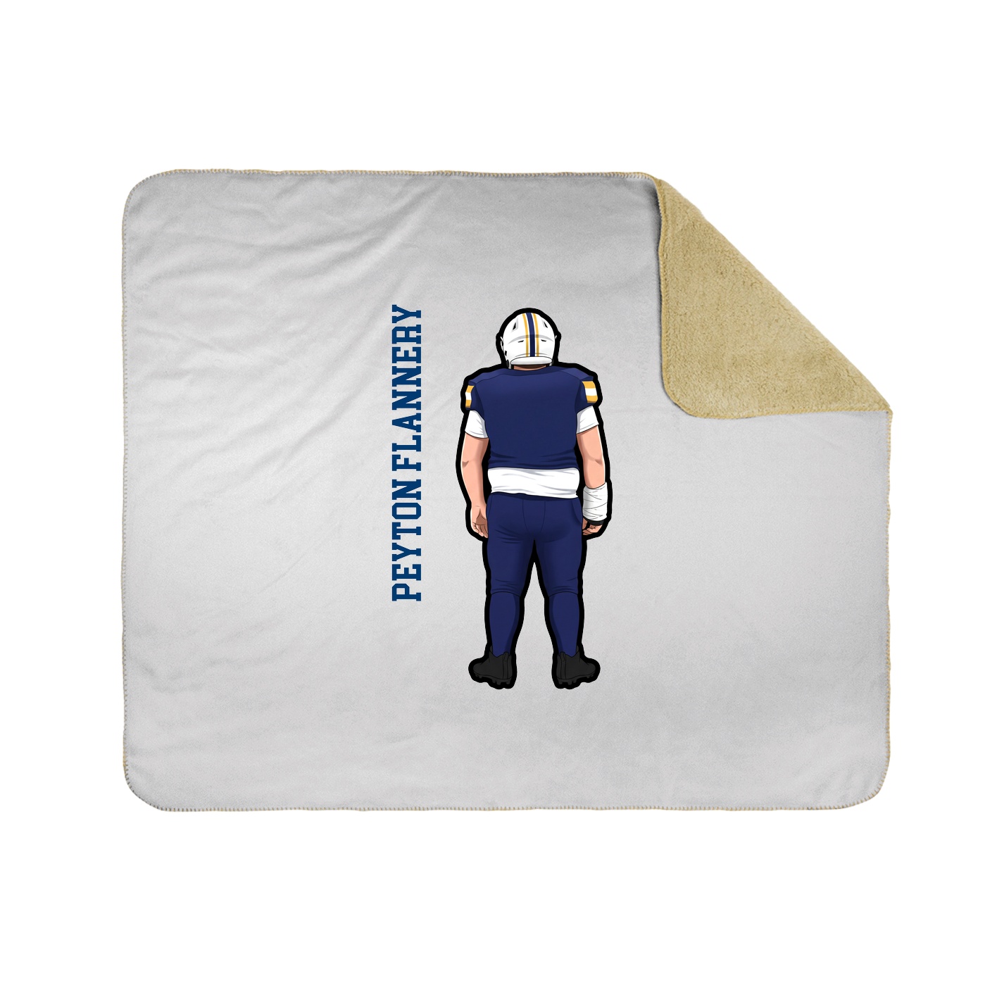 50x60 Sherpa Lined Throw Blanket