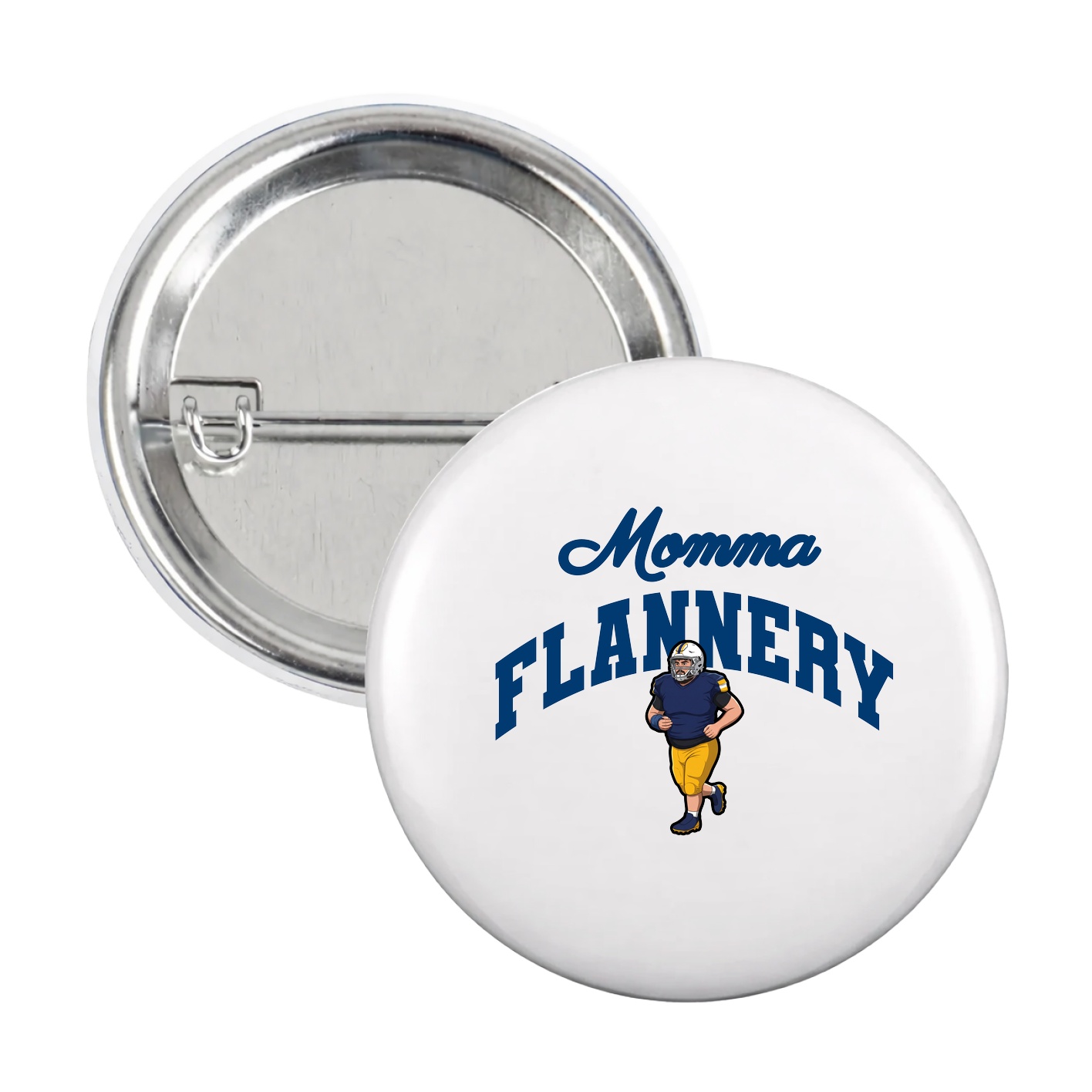 Game Day Button — Mothers Day Arch in White