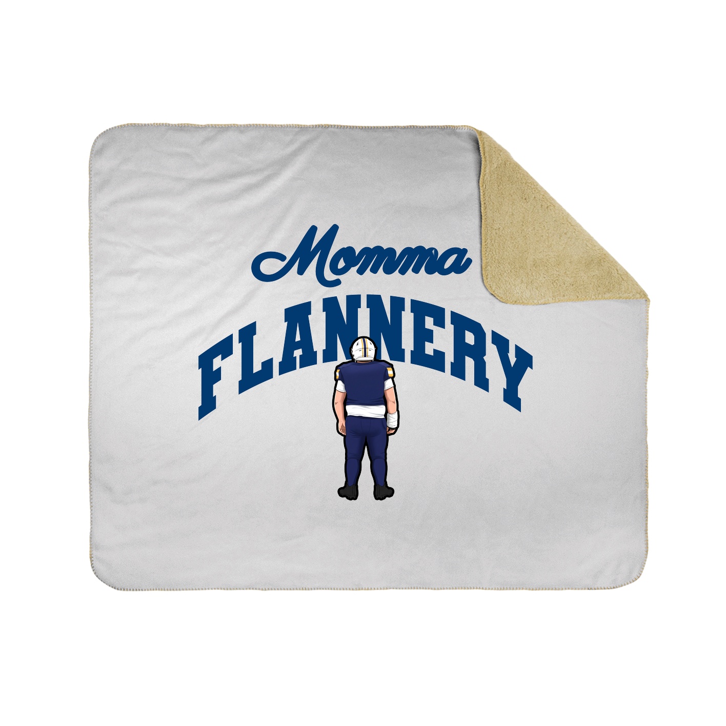 Throw Blanket — Mothers Day Arch in White