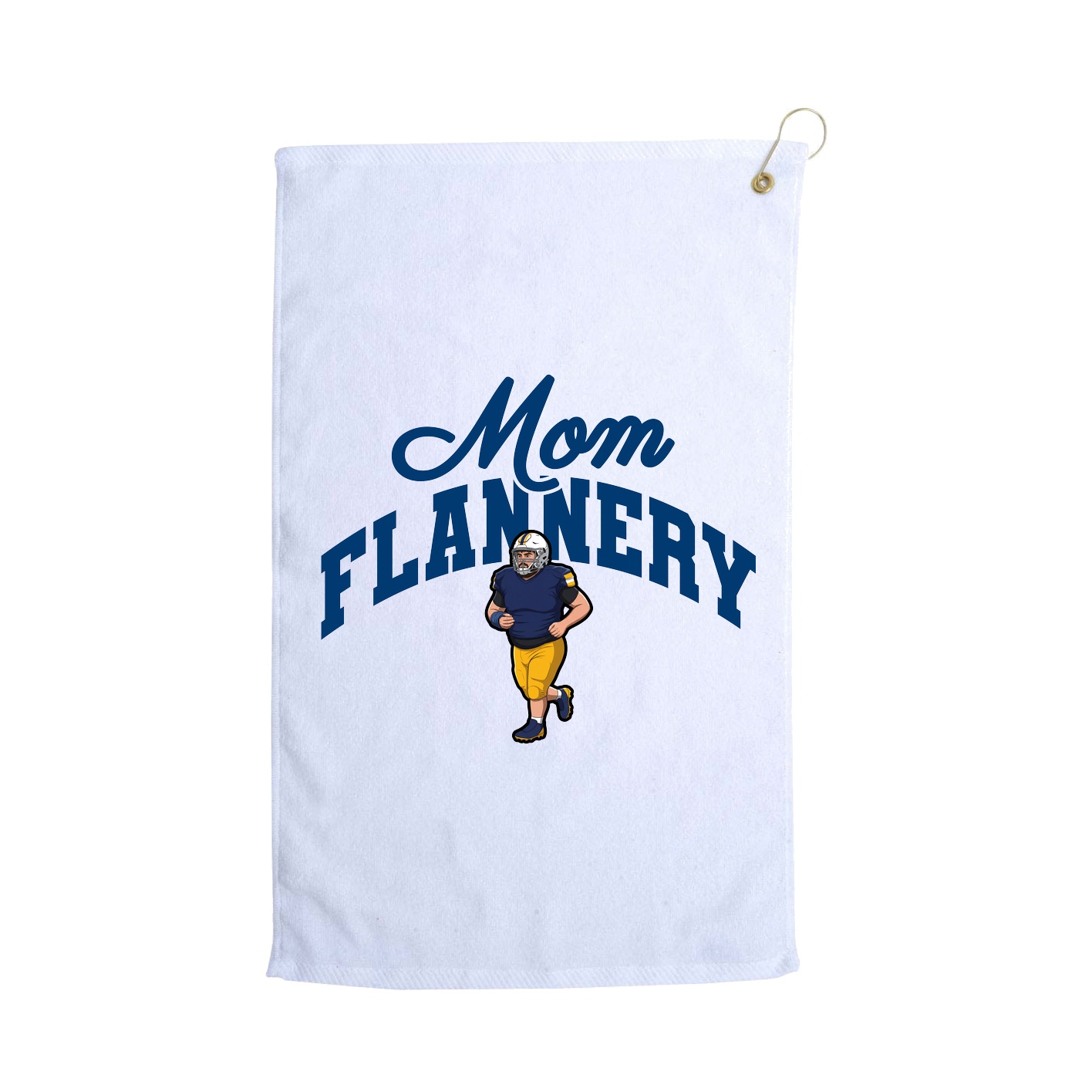 Golf Towel — Mothers Day Arch in White