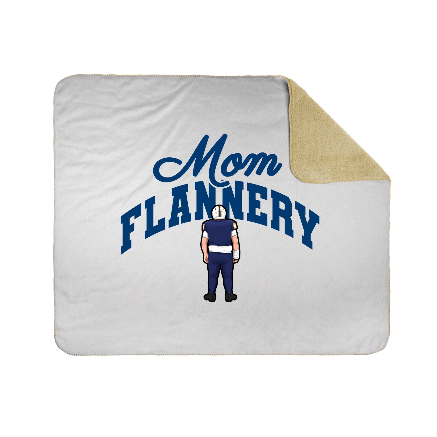Throw Blanket — Mothers Day Arch in White