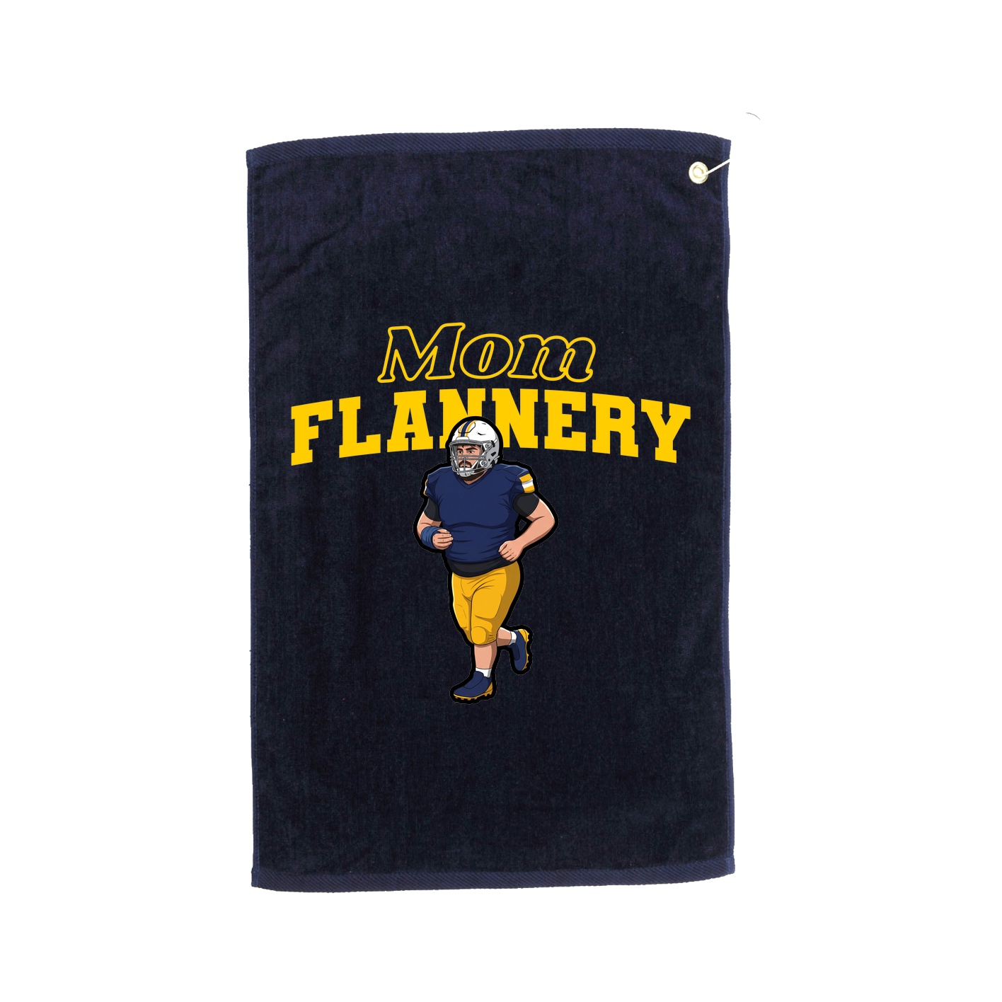 Golf Towel — Mothers Day Block in Navy