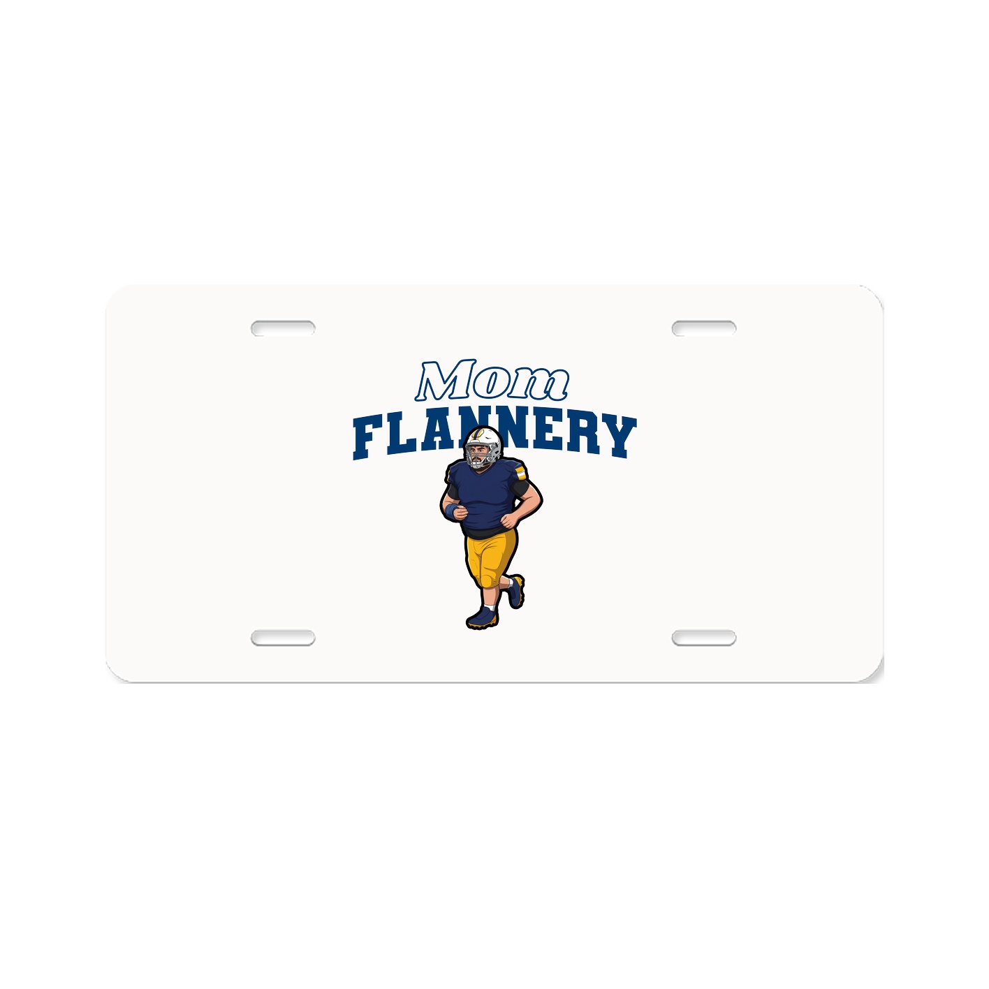 License Plate — Mothers Day Block in Classic