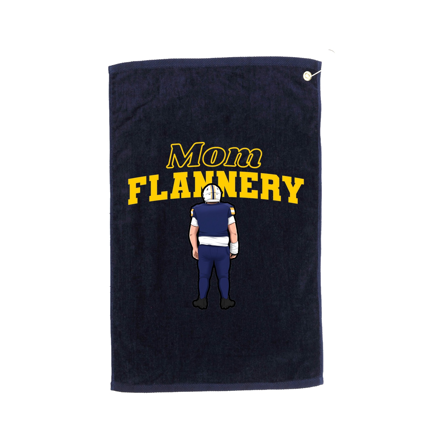 Golf Towel — Mothers Day Block in Navy
