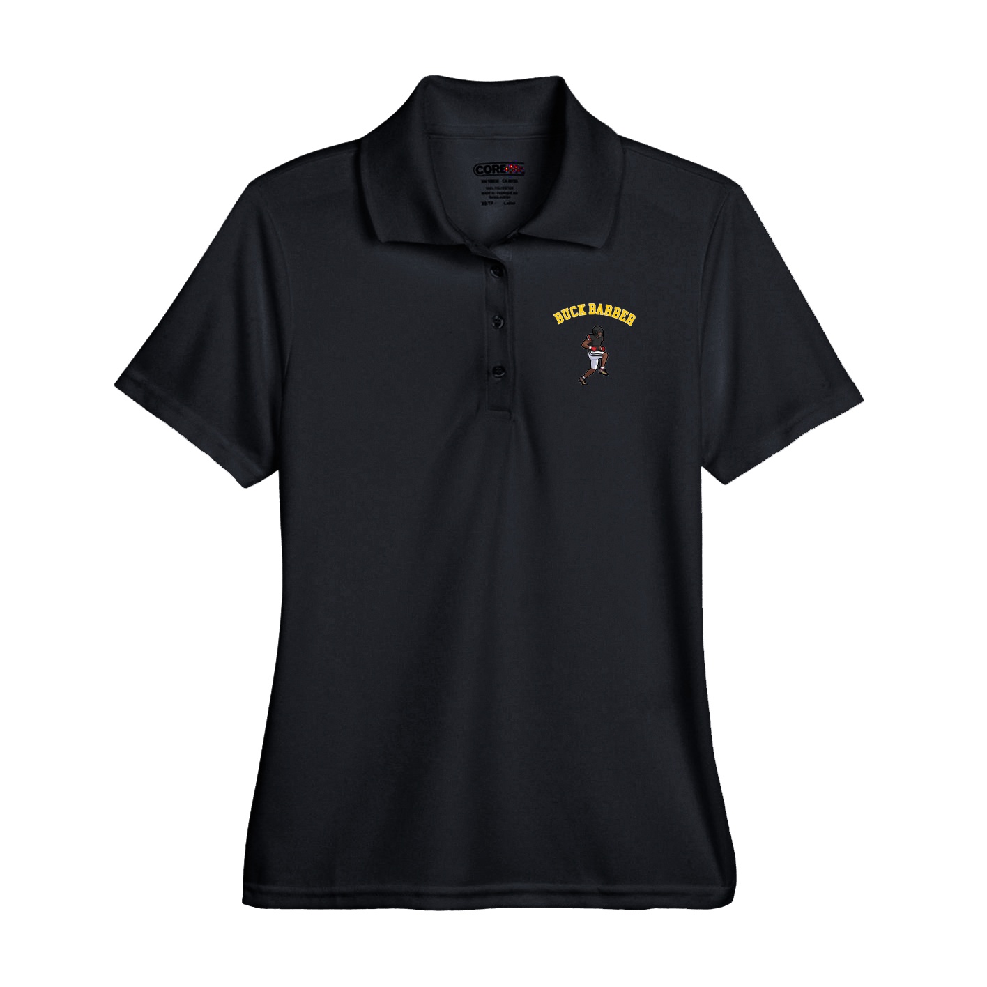 Performance Polo — Shirsey Arch in Black