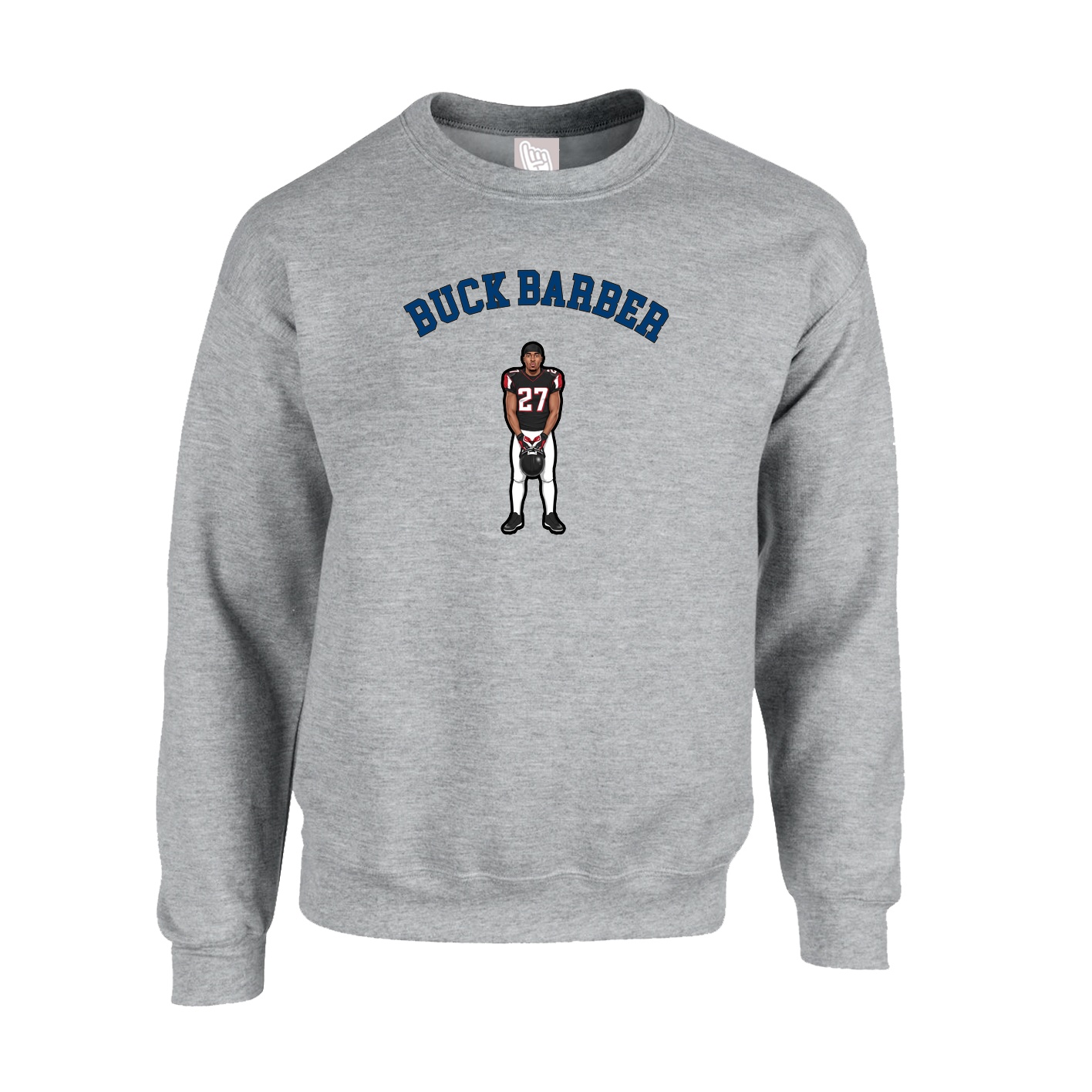 Fleece Crew — Shirsey Arch in Grey