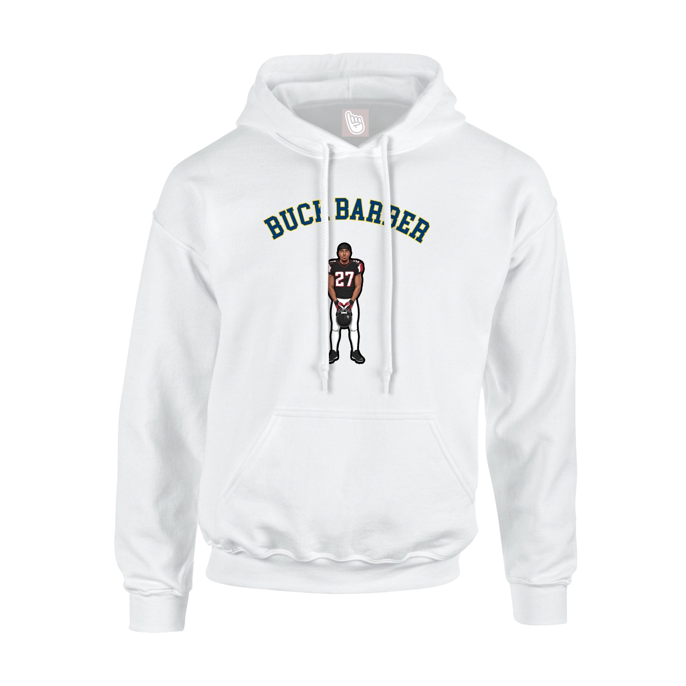 Youth Hoodie — Shirsey Arch in White