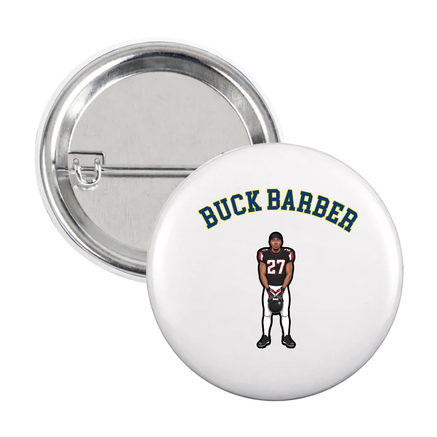 Game Day Button — Shirsey Arch in White