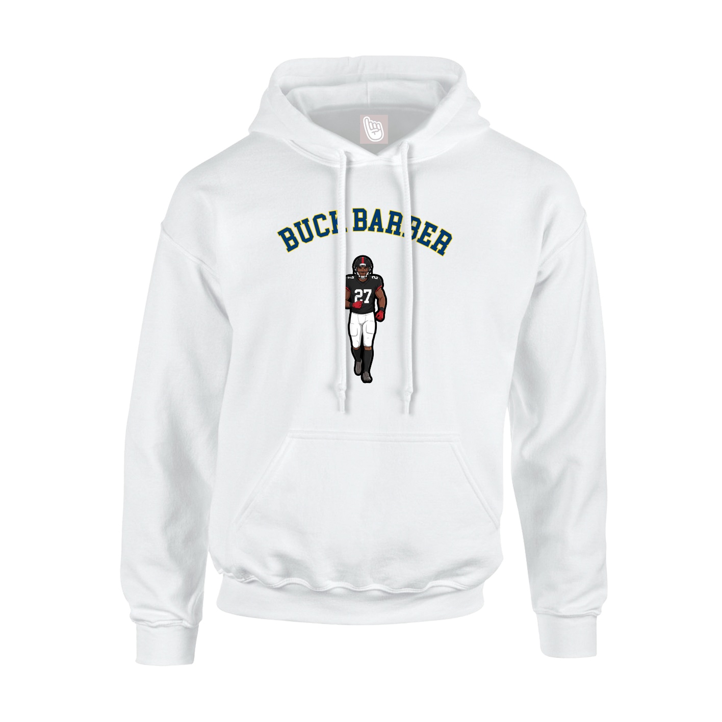 Youth Hoodie — Shirsey Arch in White