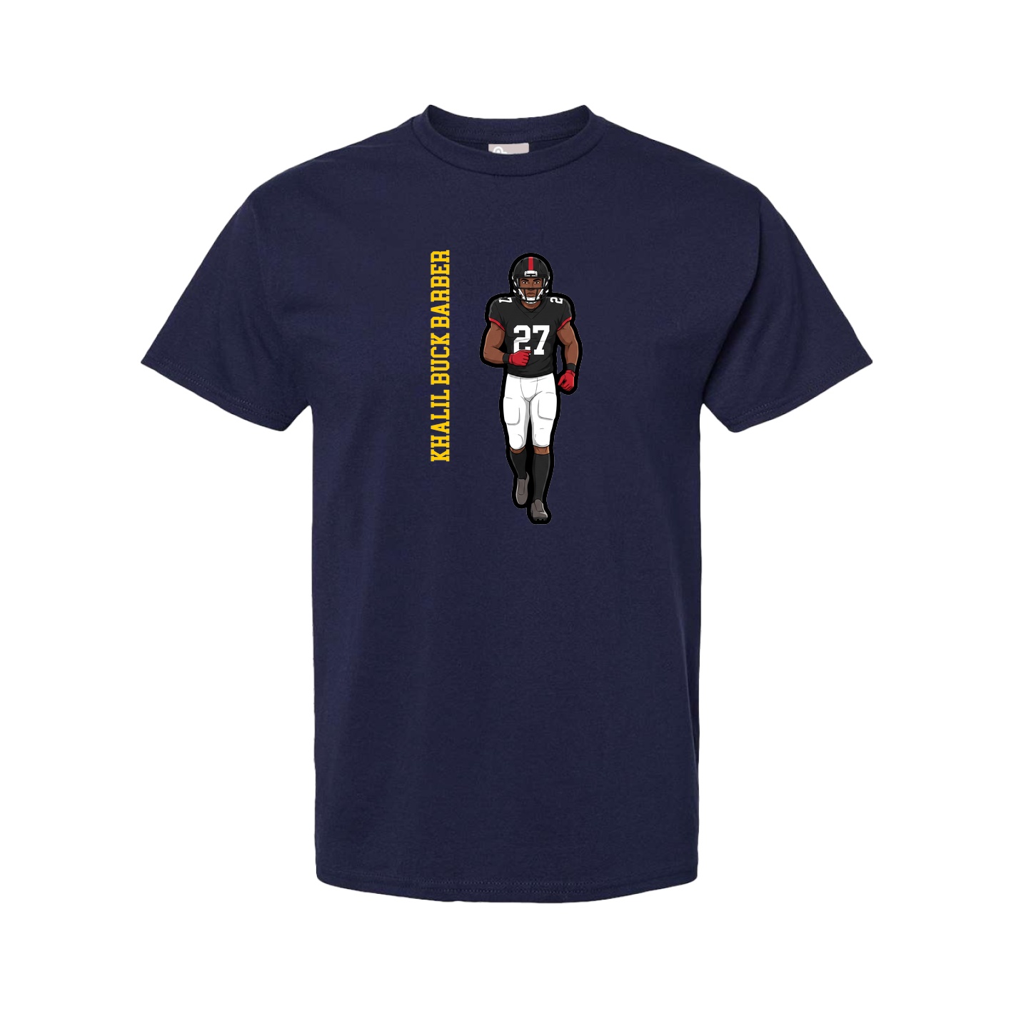Youth Tee — Name Vertical in Navy