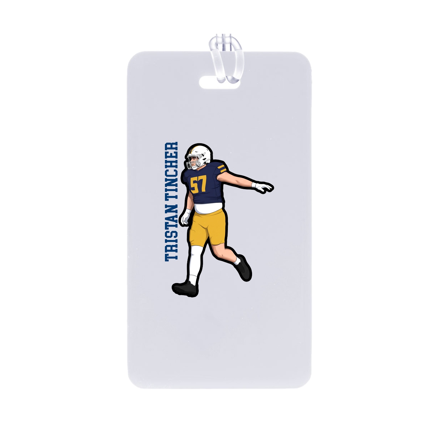 Bag Tag — Name Vertical in Classic