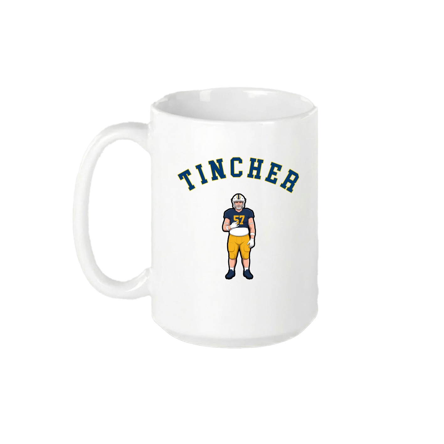 15oz Coffee Mug — Shirsey Arch in White