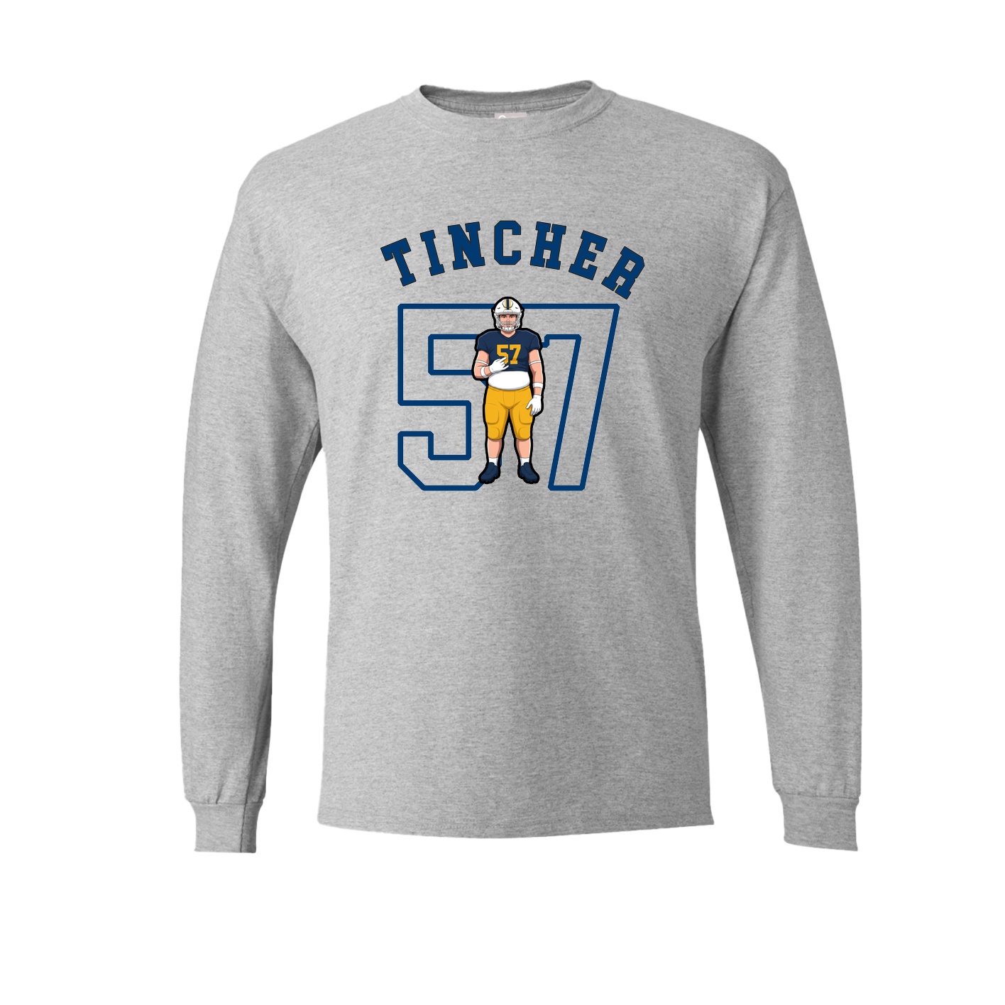 Long Sleeve Tee — Shirsey Arch in Grey