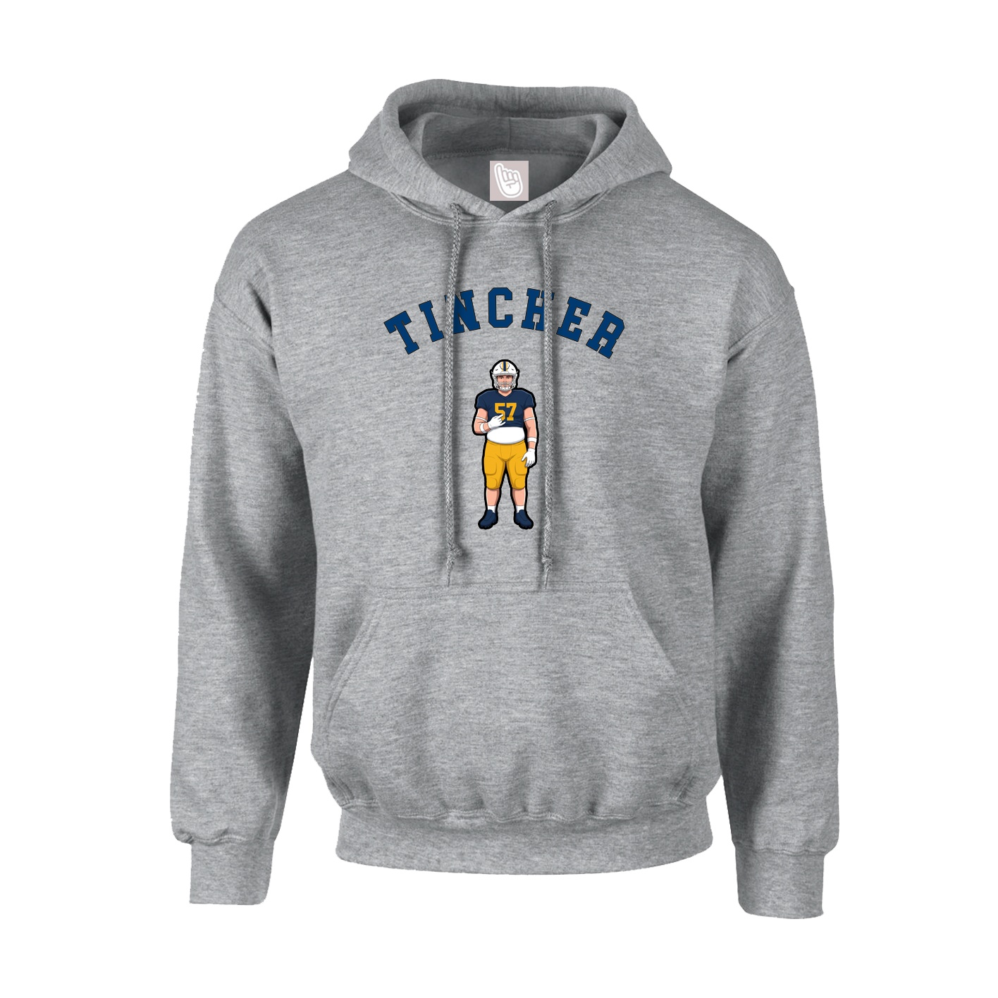 Youth Hoodie — Shirsey Arch in Grey