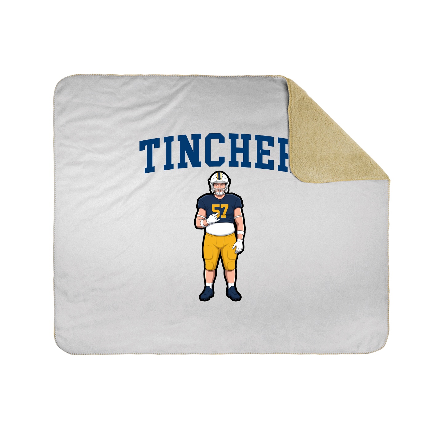 Throw Blanket — Shirsey in White