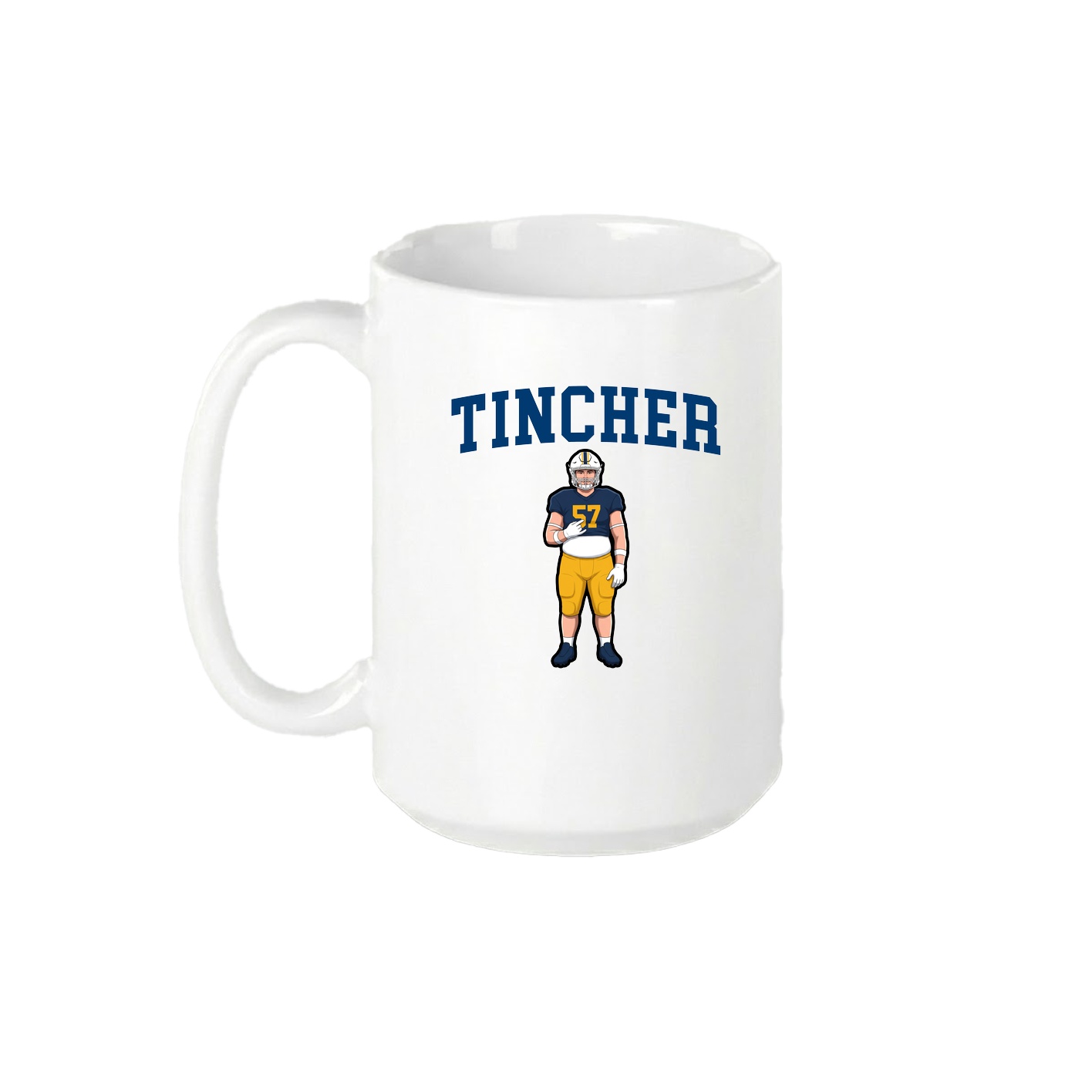 15oz Coffee Mug — Shirsey in White
