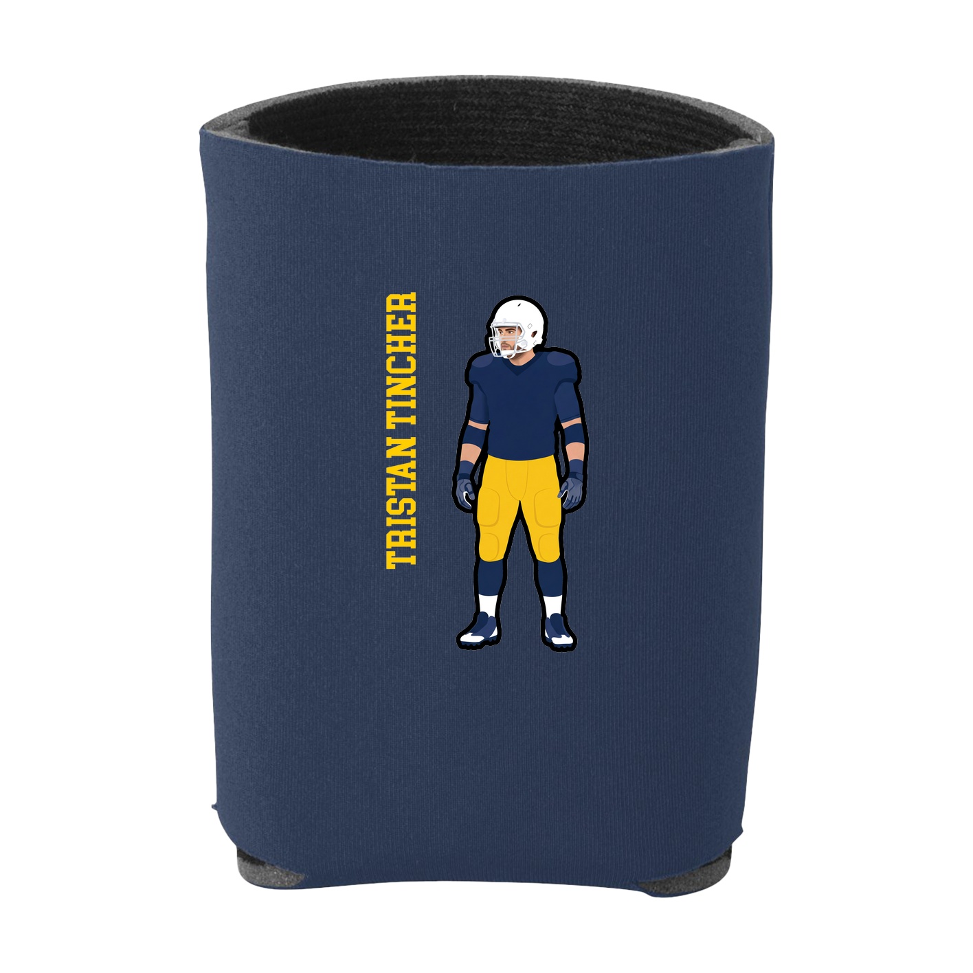 Can Holder — Name Vertical in Navy