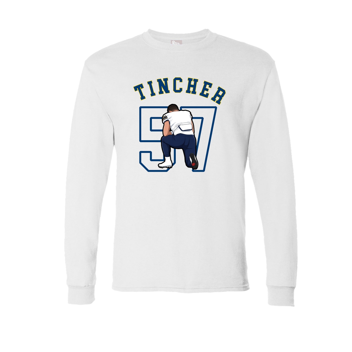 Long Sleeve Tee — Shirsey Arch in White
