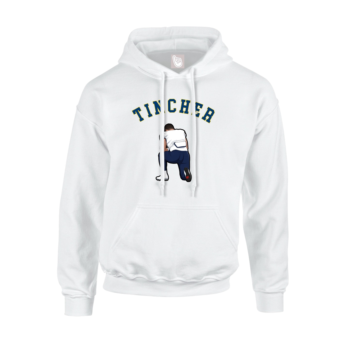 Youth Hoodie — Shirsey Arch in White