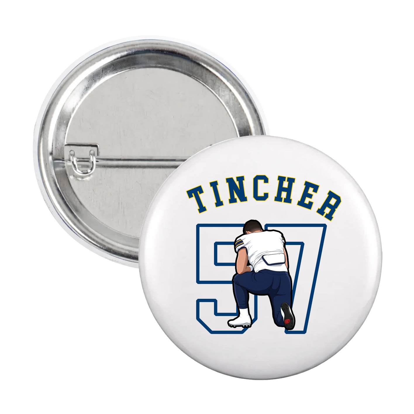 Game Day Button — Shirsey Arch in White