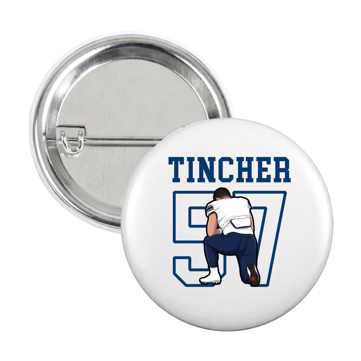 Game Day Button — Shirsey in White