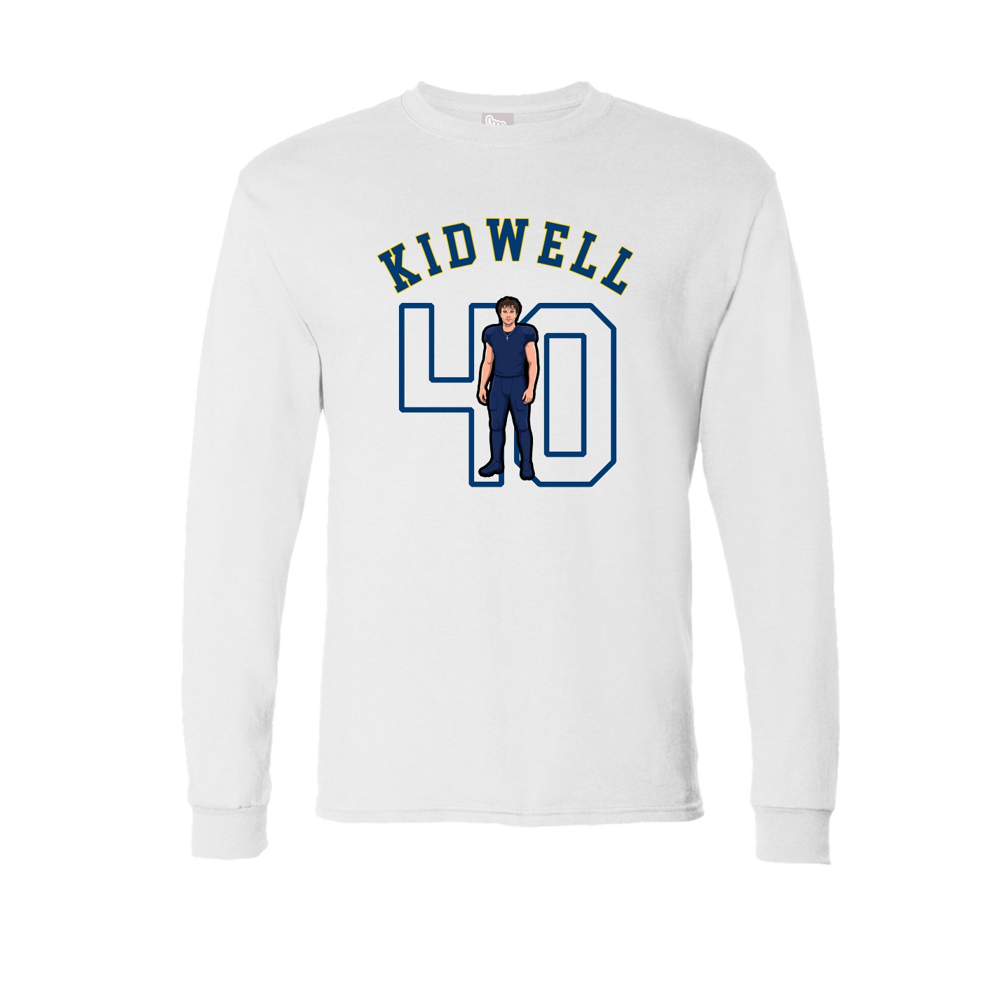 Long Sleeve Tee — Shirsey Arch in White