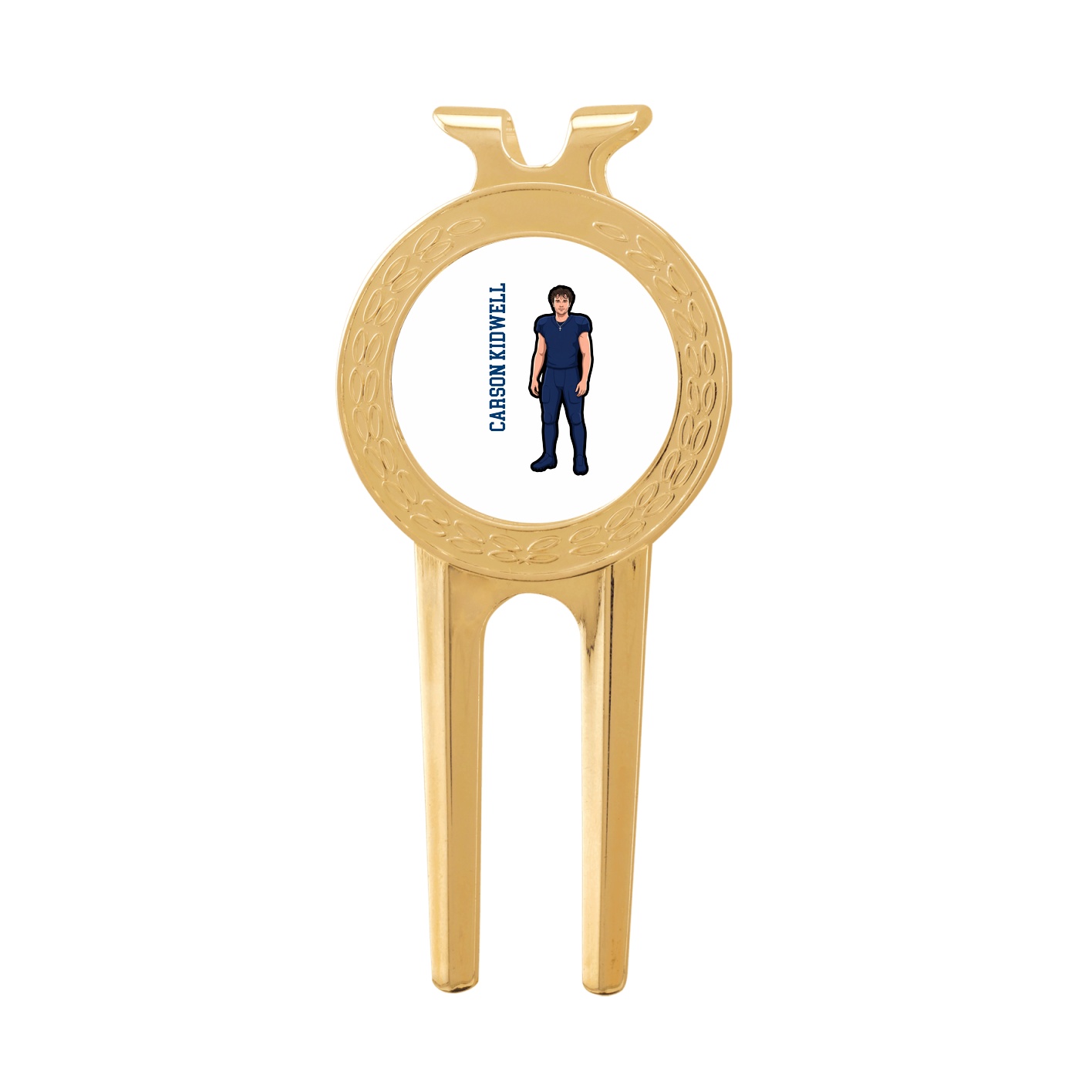 Divot Tool with Ball Marker — Name Vertical in Classic