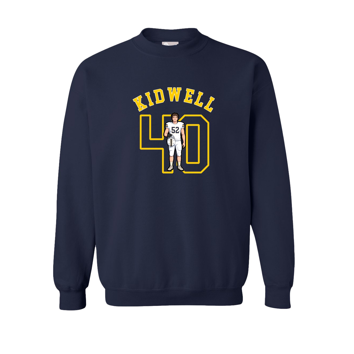 Fleece Crew — Shirsey Arch in Navy